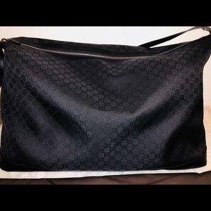 gucci nylon duffle bag